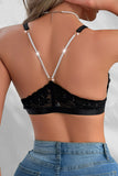 Lace Detail Plunge Bralette