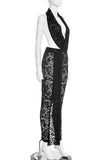 Lace Halter Jumpsuit
