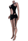 Cut-Out Bikini-Inspired Dress
