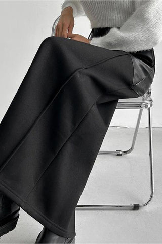 Asymmetrical Waist Maxi Skirt