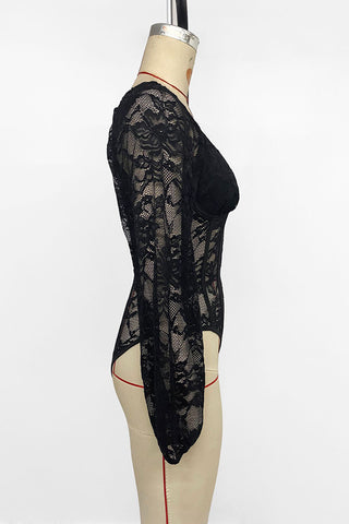 Lace Sleeve Bodysuit