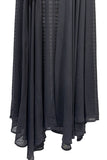 Belted Layered Maxi Skirt