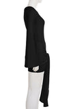 One-Shoulder Casual Mini Dress