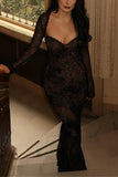 Elegant Lace Evening Dress