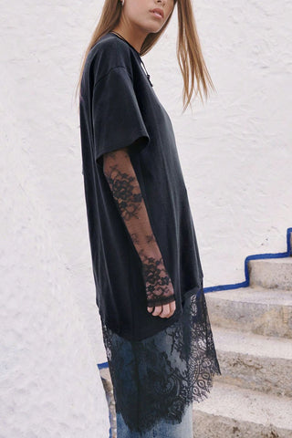 Asymmetrical Layered T-Shirt
