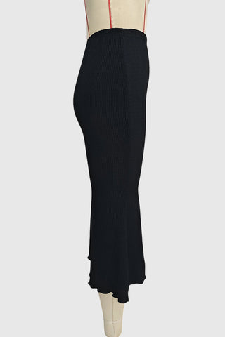 Elegant Skirt with Flared Hem