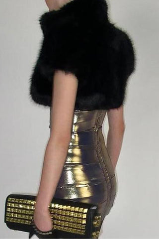 Statement Faux Fur Shrug