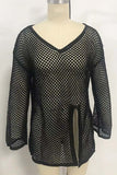 Stylish Mesh Cover-Up Dress