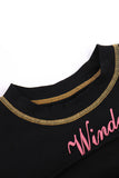 Stylish Graphic Crop Top