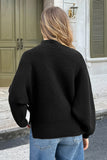 Chevron Patterned Knit Sweater