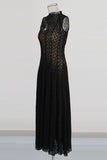 Sleeveless Lace Maxi Dress