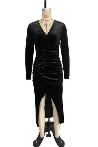 Elegant Ruched Evening Dress