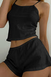 Breezy Textured Camisole and Shorts Set