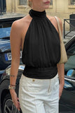 Chic Halter Neck Tank Top