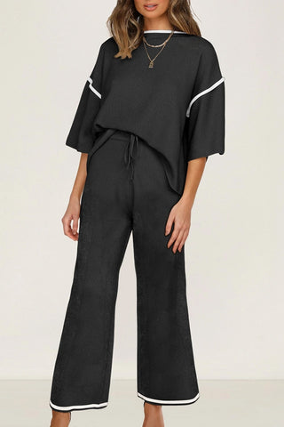 Contrast Trim 2pcs Set