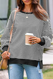Striped Relaxed Fit Pullover
