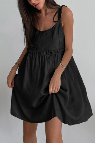 Tie-Strap Casual Dress