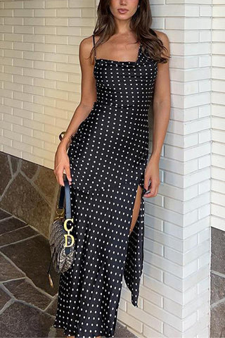 Polka Dot Midi Dress