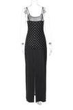Polka Dot Maxi Casual Dress