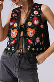 Floral Boho Vest