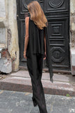 Sleeveless Flowy Pants Set