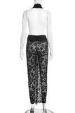 Lace Halter Jumpsuit
