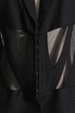 Structured Corset-Style Blazer
