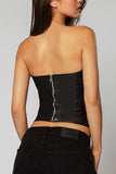 Strapless Cutout Tank Top