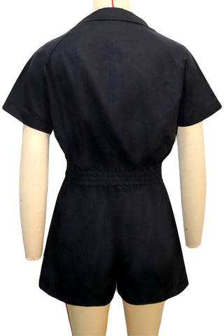 Zip-Up Short Set with Athletic Vibes
