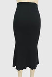 Elegant Skirt with Flared Hem