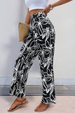 Floral Wide-Leg Pants