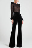 Chic Patterned Jumpsuit