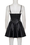 Strap Detail Flared Dress