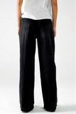 Stud-Embellished Wide Leg Jeans