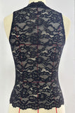Lace Mock-Neck Tank Top
