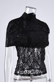 High-Neck Lace Tank Top