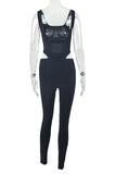 Cutout Sleeveless Jumpsuit