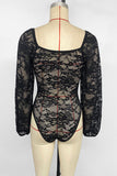 Lace Sleeve Bodysuit