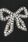 Strapless Bow-Detail Evening Dress