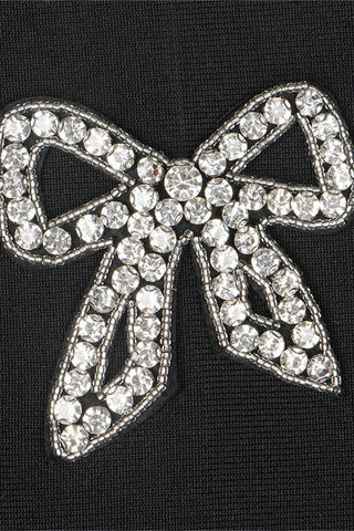 Strapless Bow-Detail Evening Dress
