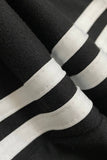 Stylish Contrast Waist Casual Pants