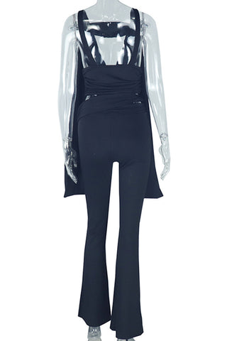 Stylish Cut-Out Pants Set