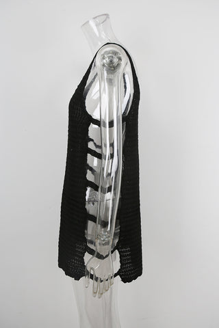 Open-Knit Beach Cover-Up