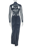 Elegant Ruched Evening Gown