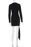 Asymmetrical Cut-Out Night Out Dress