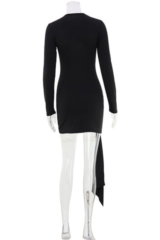 Asymmetrical Cut-Out Night Out Dress