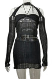 Halter Knit Casual Set