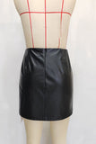 Studded Wrap Mini Skirt