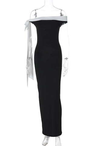 Off-Shoulder Casual Dress
