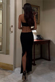 Elegant Cut-Out Skirt Set